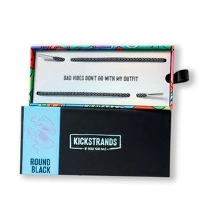 NEW! ROUND KICKSTRANDS - BLACK/WHITE